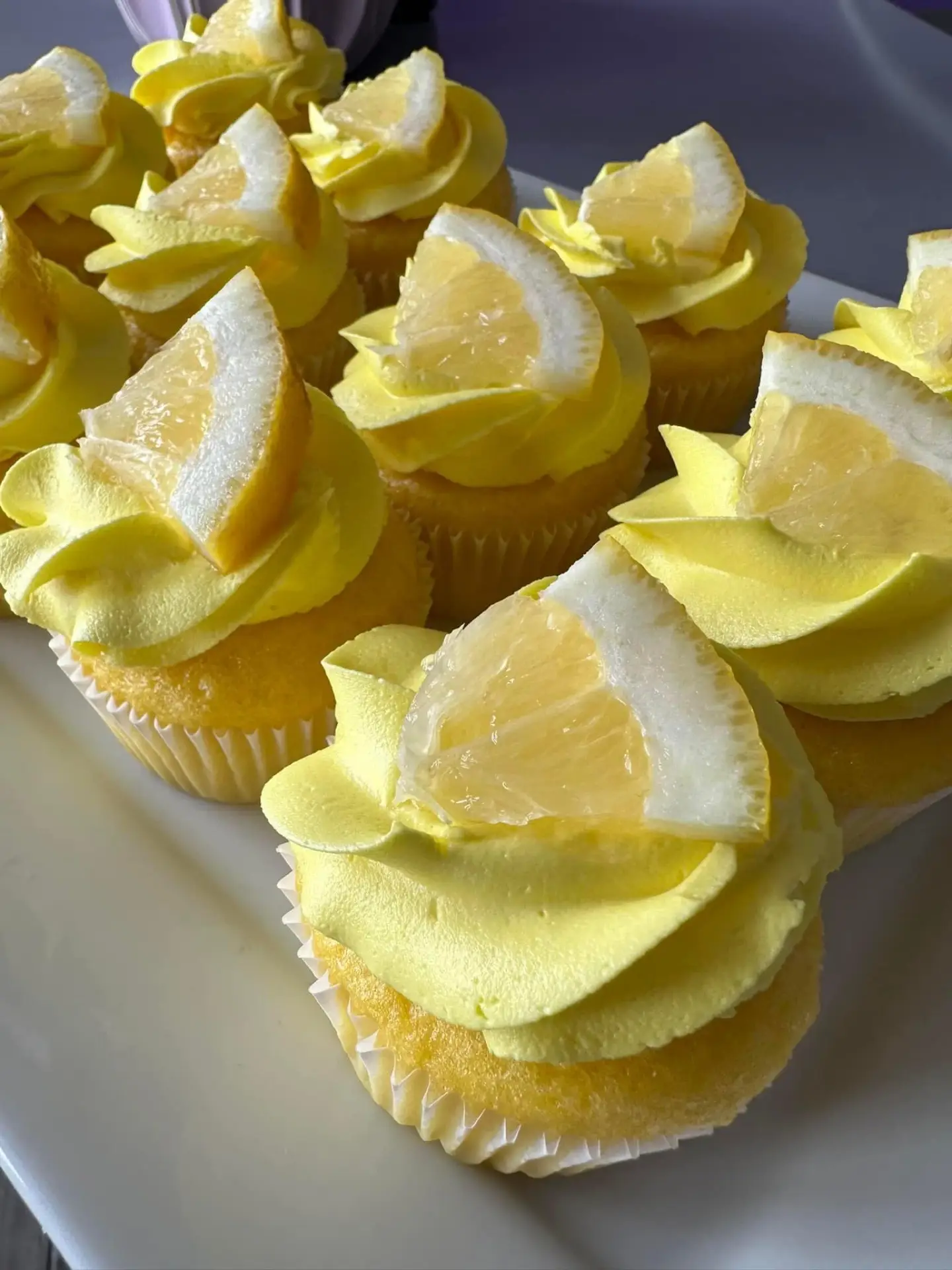Cupcake display for a corporate event